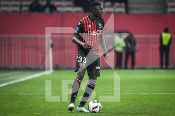 2023-02-10 - Antoine MENDY of Nice during the French championship Ligue 1 football match between OGC Nice and AC Ajaccio on February 10, 2023 at Allianz Riviera stadium in Nice, France - FOOTBALL - FRENCH CHAMP - NICE V AJACCIO - FRENCH LIGUE 1 - SOCCER