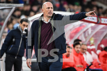 2023-02-11 - Philippe CLEMENT of Monaco during the French championship Ligue 1 football match between AS Monaco and Paris Saint-Germain on February 11, 2023 at Louis II stadium in Monaco - FOOTBALL - FRENCH CHAMP - MONACO V PARIS SG - FRENCH LIGUE 1 - SOCCER