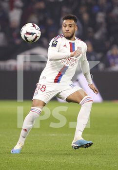 2023-02-12 - Corentin Tolisso of Lyon during the French championship Ligue 1 football match between Olympique Lyonnais (OL) and RC Lens (RCL) on February 12, 2023 at Groupama stadium in Decines-Charpieu near Lyon, France - FOOTBALL - FRENCH CHAMP - LYON V LENS - FRENCH LIGUE 1 - SOCCER
