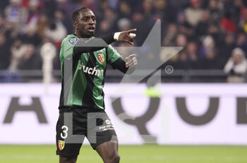 2023-02-12 - Deiver Machado of Lens celebrates his goal during the French championship Ligue 1 football match between Olympique Lyonnais (OL) and RC Lens (RCL) on February 12, 2023 at Groupama stadium in Decines-Charpieu near Lyon, France - FOOTBALL - FRENCH CHAMP - LYON V LENS - FRENCH LIGUE 1 - SOCCER