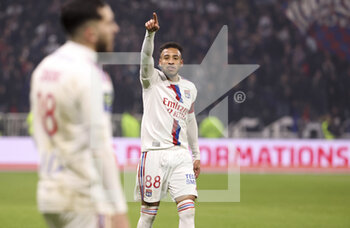 2023-02-12 - Corentin Tolisso of Lyon during the French championship Ligue 1 football match between Olympique Lyonnais (OL) and RC Lens (RCL) on February 12, 2023 at Groupama stadium in Decines-Charpieu near Lyon, France - FOOTBALL - FRENCH CHAMP - LYON V LENS - FRENCH LIGUE 1 - SOCCER