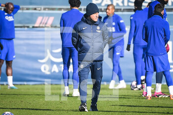 FOOTBALL - PARIS SG TRAINING AND PRESS CONFERENCE - FRENCH LIGUE 1 - SOCCER