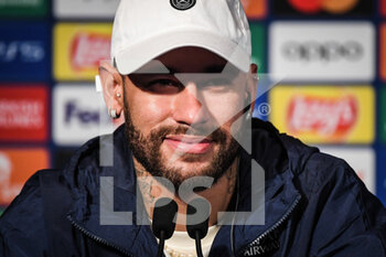 2023-02-13 - NEYMAR JR of PSG during the press conference before the UEFA Champions League, football match between Paris Saint-Germain and Bayern Munich on February 13, 2023 at Parc des Princes stadium in Paris, France - FOOTBALL - PARIS SG TRAINING AND PRESS CONFERENCE - FRENCH LIGUE 1 - SOCCER