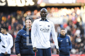 2023-02-24 - Danilo Pereira and players (group) during the public training of the Paris Saint-Germain (PSG) football team on February 24, 2023 at the Parc des Princes stadium in Paris, France - FOOTBALL - TRAINING OF THE PARIS SG TEAM - FRENCH LIGUE 1 - SOCCER