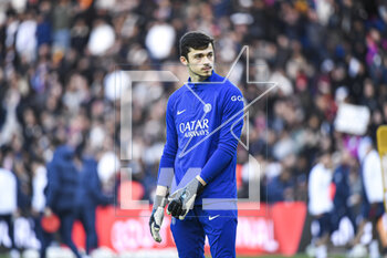 2023-02-24 - Lucas Lavallee, goalkeeper, during the public training of the Paris Saint-Germain (PSG) football team on February 24, 2023 at the Parc des Princes stadium in Paris, France - FOOTBALL - TRAINING OF THE PARIS SG TEAM - FRENCH LIGUE 1 - SOCCER