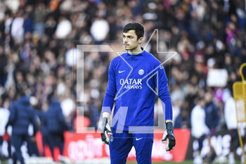 2023-02-24 - Lucas Lavallee, goalkeeper, during the public training of the Paris Saint-Germain (PSG) football team on February 24, 2023 at the Parc des Princes stadium in Paris, France - FOOTBALL - TRAINING OF THE PARIS SG TEAM - FRENCH LIGUE 1 - SOCCER