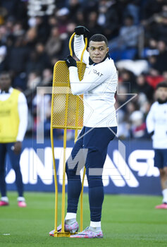 2023-02-24 - Kylian Mbappe during the public training of the Paris Saint-Germain (PSG) football team on February 24, 2023 at the Parc des Princes stadium in Paris, France - FOOTBALL - TRAINING OF THE PARIS SG TEAM - FRENCH LIGUE 1 - SOCCER