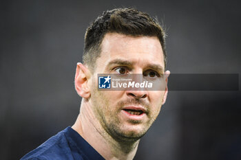 2023-02-26 - Lionel (Leo) MESSI of PSG during the French championship Ligue 1 football match between Olympique de Marseille and Paris Saint-Germain on February 26, 2023 at Velodrome stadium in Marseille, France - FOOTBALL - FRENCH CHAMP - MARSEILLE V PARIS SG - FRENCH LIGUE 1 - SOCCER
