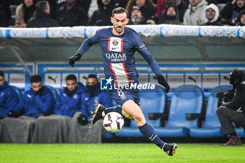 2023-02-26 - Fabian RUIZ of PSG during the French championship Ligue 1 football match between Olympique de Marseille and Paris Saint-Germain on February 26, 2023 at Velodrome stadium in Marseille, France - FOOTBALL - FRENCH CHAMP - MARSEILLE V PARIS SG - FRENCH LIGUE 1 - SOCCER