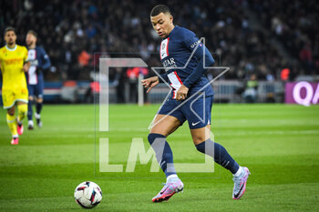2023-03-04 - Kylian MBAPPE of PSG during the French championship Ligue 1 football match between Paris Saint-Germain and FC Nantes on March 4, 2023 at Parc des Princes stadium in Paris, France - FOOTBALL - FRENCH CHAMP - PARIS SG V NANTES - FRENCH LIGUE 1 - SOCCER