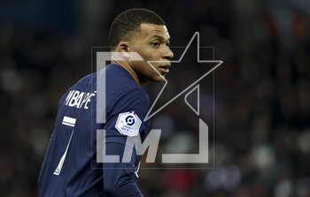 2023-03-04 - Kylian Mbappe of PSG during the French championship Ligue 1 football match between Paris Saint-Germain (PSG) and FC Nantes (FCN) on March 4, 2023 at Parc des Princes stadium in Paris, France - FOOTBALL - FRENCH CHAMP - PARIS SG V NANTES - FRENCH LIGUE 1 - SOCCER
