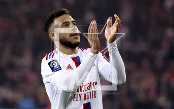 2023-03-10 - Corentin Tolisso of Lyon salutes the supporters of Lyon following the French championship Ligue 1 football match between Losc Lille and Olympique Lyonnais (Lyon) on March 10, 2023 at Pierre Mauroy stadium in Villeneuve-d'Ascq near Lille, France - FOOTBALL - FRENCH CHAMP - LILLE V LYON - FRENCH LIGUE 1 - SOCCER