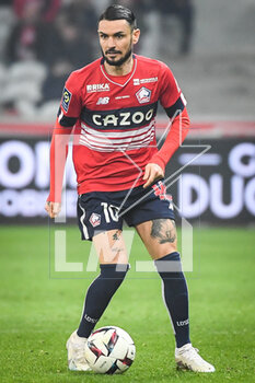 2023-03-10 - Remy CABELLA of Lille during the French championship Ligue 1 football match between LOSC Lille and Olympique Lyonnais (Lyon) on March 10, 2023 at Pierre Mauroy stadium in Villeneuve-d'Ascq near Lille, France - FOOTBALL - FRENCH CHAMP - LILLE V LYON - FRENCH LIGUE 1 - SOCCER