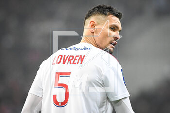 2023-03-10 - Dejan LOVREN of Lyon during the French championship Ligue 1 football match between LOSC Lille and Olympique Lyonnais (Lyon) on March 10, 2023 at Pierre Mauroy stadium in Villeneuve-d'Ascq near Lille, France - FOOTBALL - FRENCH CHAMP - LILLE V LYON - FRENCH LIGUE 1 - SOCCER
