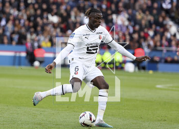 2023-03-19 - Lesley Ugochukwu of Rennes during the French championship Ligue 1 football match between Paris Saint-Germain and Stade Rennais (Rennes) on March 19, 2023 at Parc des Princes stadium in Paris, France - FOOTBALL - FRENCH CHAMP - PARIS SG V RENNES - FRENCH LIGUE 1 - SOCCER