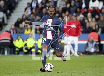 2023-03-19 - Renato Sanches of PSG during the French championship Ligue 1 football match between Paris Saint-Germain and Stade Rennais (Rennes) on March 19, 2023 at Parc des Princes stadium in Paris, France - FOOTBALL - FRENCH CHAMP - PARIS SG V RENNES - FRENCH LIGUE 1 - SOCCER