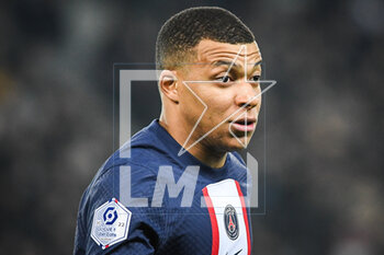 2023-04-02 - Kylian MBAPPE of PSG during the French championship Ligue 1 football match between Paris Saint-Germain and Olympique Lyonnais (Lyon) on April 2, 2023 at Parc des Princes stadium in Paris, France - FOOTBALL - FRENCH CHAMP - PARIS SG V LYON - FRENCH LIGUE 1 - SOCCER