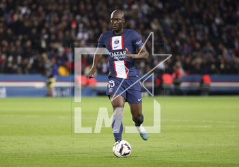 2023-04-15 - Danilo Pereira of PSG during the French championship Ligue 1 football match between Paris Saint-Germain (PSG) and RC Lens on April 15, 2023 at Parc des Princes stadium in Paris, France - FOOTBALL - FRENCH CHAMP - PARIS SG V LENS - FRENCH LIGUE 1 - SOCCER