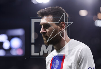 2023-04-21 - Lionel Messi of PSG during the French championship Ligue 1 football match between SCO Angers and Paris Saint-Germain (PSG) on April 21, 2023 at Stade Raymond Kopa in Angers, France - FOOTBALL - FRENCH CHAMP - ANGERS V PARIS SG - FRENCH LIGUE 1 - SOCCER