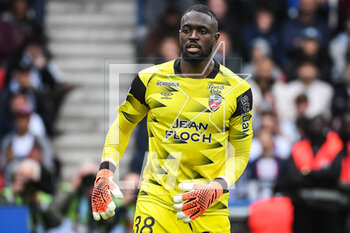 2023-04-30 - Yvon MVOGO of Lorient during the French championship Ligue 1 football match between Paris Saint-Germain and FC Lorient on April 30, 2023 at Parc des Princes stadium in Paris, France - FOOTBALL - FRENCH CHAMP - PARIS SG V LORIENT - FRENCH LIGUE 1 - SOCCER
