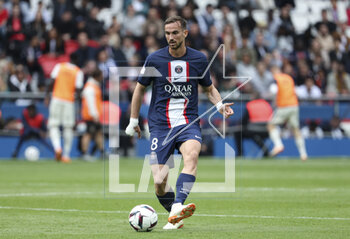 2023-04-30 - Fabian Ruiz Pena of PSG during the French championship Ligue 1 football match between Paris Saint-Germain and FC Lorient on April 30, 2023 at Parc des Princes stadium in Paris, France - FOOTBALL - FRENCH CHAMP - PARIS SG V LORIENT - FRENCH LIGUE 1 - SOCCER