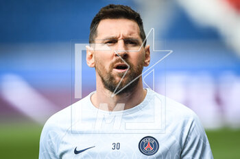 2023-04-30 - Lionel (Leo) MESSI of PSG during the French championship Ligue 1 football match between Paris Saint-Germain and FC Lorient on April 30, 2023 at Parc des Princes stadium in Paris, France - FOOTBALL - FRENCH CHAMP - PARIS SG V LORIENT - FRENCH LIGUE 1 - SOCCER