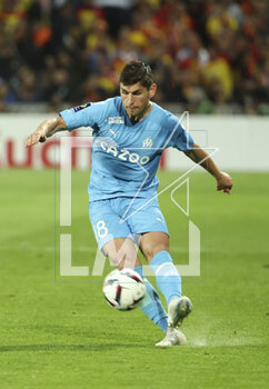 2023-05-06 - Ruslan Malinovskyi of Marseille during the French championship Ligue 1 football match between RC Lens (RCL) and Olympique de Marseille (OM) on May 6, 2023 at Stade Bollaert-Delelis in Lens, France - FOOTBALL - FRENCH CHAMP - LENS V MARSEILLE - FRENCH LIGUE 1 - SOCCER