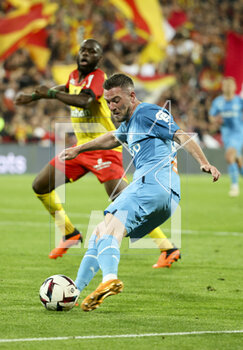 2023-05-06 - Jordan Veretout of Marseille, Jean Onana of Lens during the French championship Ligue 1 football match between RC Lens (RCL) and Olympique de Marseille (OM) on May 6, 2023 at Stade Bollaert-Delelis in Lens, France - FOOTBALL - FRENCH CHAMP - LENS V MARSEILLE - FRENCH LIGUE 1 - SOCCER