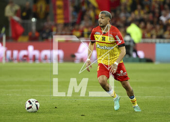 2023-05-06 - Facundo Medina of Lens during the French championship Ligue 1 football match between RC Lens (RCL) and Olympique de Marseille (OM) on May 6, 2023 at Stade Bollaert-Delelis in Lens, France - FOOTBALL - FRENCH CHAMP - LENS V MARSEILLE - FRENCH LIGUE 1 - SOCCER