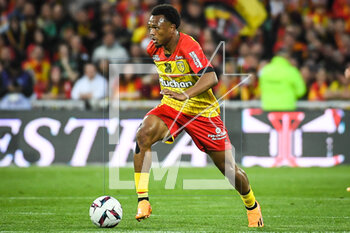 2023-05-06 - Lois OPENDA of Lens during the French championship Ligue 1 football match between RC Lens and Olympique de Marseille on May 6, 2023 at Bollaert-Delelis stadium in Lens, France - FOOTBALL - FRENCH CHAMP - LENS V MARSEILLE - FRENCH LIGUE 1 - SOCCER