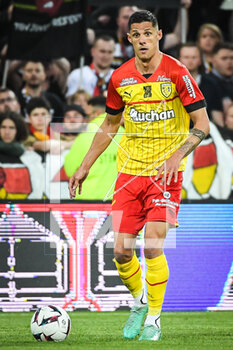 2023-05-06 - Florian SOTOCA of Lens during the French championship Ligue 1 football match between RC Lens and Olympique de Marseille on May 6, 2023 at Bollaert-Delelis stadium in Lens, France - FOOTBALL - FRENCH CHAMP - LENS V MARSEILLE - FRENCH LIGUE 1 - SOCCER
