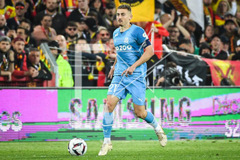 2023-05-06 - Valentin RONGIER of Marseille during the French championship Ligue 1 football match between RC Lens and Olympique de Marseille on May 6, 2023 at Bollaert-Delelis stadium in Lens, France - FOOTBALL - FRENCH CHAMP - LENS V MARSEILLE - FRENCH LIGUE 1 - SOCCER