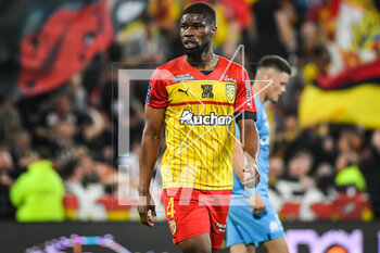 2023-05-06 - Kevin DANSO of Lens during the French championship Ligue 1 football match between RC Lens and Olympique de Marseille on May 6, 2023 at Bollaert-Delelis stadium in Lens, France - FOOTBALL - FRENCH CHAMP - LENS V MARSEILLE - FRENCH LIGUE 1 - SOCCER