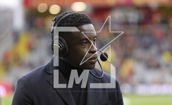 2023-05-06 - Rio Mavuba comments for Free the French championship Ligue 1 football match between RC Lens (RCL) and Olympique de Marseille (OM) on May 6, 2023 at Stade Bollaert-Delelis in Lens, France - FOOTBALL - FRENCH CHAMP - LENS V MARSEILLE - FRENCH LIGUE 1 - SOCCER