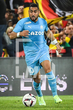 2023-05-06 - Dimitri PAYET of Marseille during the French championship Ligue 1 football match between RC Lens and Olympique de Marseille on May 6, 2023 at Bollaert-Delelis stadium in Lens, France - FOOTBALL - FRENCH CHAMP - LENS V MARSEILLE - FRENCH LIGUE 1 - SOCCER