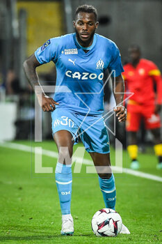 2023-05-06 - Nuno TAVARES of Marseille during the French championship Ligue 1 football match between RC Lens and Olympique de Marseille on May 6, 2023 at Bollaert-Delelis stadium in Lens, France - FOOTBALL - FRENCH CHAMP - LENS V MARSEILLE - FRENCH LIGUE 1 - SOCCER