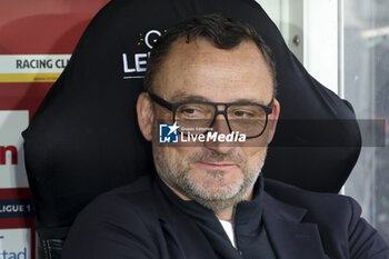 2023-05-06 - Coach of RC Lens Franck Haise during the French championship Ligue 1 football match between RC Lens (RCL) and Olympique de Marseille (OM) on May 6, 2023 at Stade Bollaert-Delelis in Lens, France - FOOTBALL - FRENCH CHAMP - LENS V MARSEILLE - FRENCH LIGUE 1 - SOCCER
