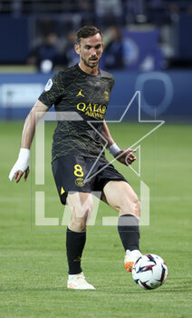 2023-05-07 - Fabian Ruiz Pena of PSG during the French championship Ligue 1 football match between Estac Troyes and Paris Saint-Germain on May 7, 2023 at l'Aube stadium in Troyes, France - FOOTBALL - FRENCH CHAMP - TROYES V PARIS SG - FRENCH LIGUE 1 - SOCCER