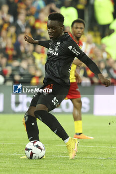 2023-05-12 - Folarin Balogun of Reims during the French championship Ligue 1 football match between RC Lens and Stade de Reims on May 12, 2023 at Stade Bollaert-Delelis in Lens, France - FOOTBALL - FRENCH CHAMP - LENS V REIMS - FRENCH LIGUE 1 - SOCCER