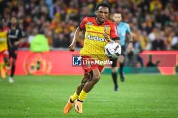 2023-05-12 - Lois OPENDA of Lens during the French championship Ligue 1 football match between RC Lens and Stade de Reims on May 12, 2023 at Bollaert-Delelis stadium in Lens, France - FOOTBALL - FRENCH CHAMP - LENS V REIMS - FRENCH LIGUE 1 - SOCCER