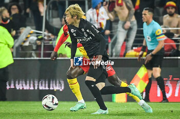 2023-05-12 - Junya ITO of Reims during the French championship Ligue 1 football match between RC Lens and Stade de Reims on May 12, 2023 at Bollaert-Delelis stadium in Lens, France - FOOTBALL - FRENCH CHAMP - LENS V REIMS - FRENCH LIGUE 1 - SOCCER