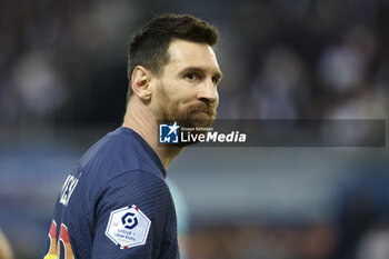 2023-05-13 - Lionel Messi of PSG during the French championship Ligue 1 football match between Paris Saint-Germain and AC Ajaccio on May 13, 2023 at Parc des Princes stadium in Paris, France - FOOTBALL - FRENCH CHAMP - PARIS SG V AJACCIO - FRENCH LIGUE 1 - SOCCER