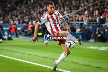 2023-05-13 - Michael BARRETO of Ajaccio during the French championship Ligue 1 football match between Paris Saint-Germain and AC Ajaccio on May 13, 2023 at Parc des Princes stadium in Paris, France - FOOTBALL - FRENCH CHAMP - PARIS SG V AJACCIO - FRENCH LIGUE 1 - SOCCER