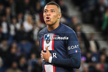 2023-05-13 - Kylian MBAPPE of PSG looks dejected during the French championship Ligue 1 football match between Paris Saint-Germain and AC Ajaccio on May 13, 2023 at Parc des Princes stadium in Paris, France - FOOTBALL - FRENCH CHAMP - PARIS SG V AJACCIO - FRENCH LIGUE 1 - SOCCER