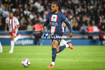 2023-05-13 - Renato SANCHES of PSG during the French championship Ligue 1 football match between Paris Saint-Germain and AC Ajaccio on May 13, 2023 at Parc des Princes stadium in Paris, France - FOOTBALL - FRENCH CHAMP - PARIS SG V AJACCIO - FRENCH LIGUE 1 - SOCCER