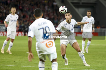 2023-05-20 - Ruslan Malinovskyi of Marseille during the French championship Ligue 1 Uber Eats football match between Lille OSC (LOSC) and Olympique de Marseille (OM) on May 20, 2023 at Stade Pierre Mauroy in Villeneuve-d'Ascq near Lille, France - FOOTBALL - FRENCH CHAMP - LILLE V MARSEILLE - FRENCH LIGUE 1 - SOCCER
