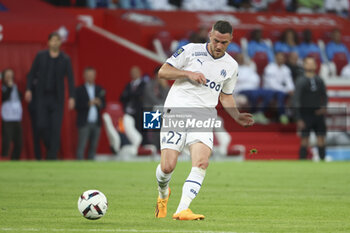 2023-05-20 - Jordan Veretout of Marseille during the French championship Ligue 1 Uber Eats football match between Lille OSC (LOSC) and Olympique de Marseille (OM) on May 20, 2023 at Stade Pierre Mauroy in Villeneuve-d'Ascq near Lille, France - FOOTBALL - FRENCH CHAMP - LILLE V MARSEILLE - FRENCH LIGUE 1 - SOCCER