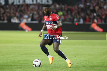 2023-05-20 - Jonathan Bamba of Lille during the French championship Ligue 1 Uber Eats football match between Lille OSC (LOSC) and Olympique de Marseille (OM) on May 20, 2023 at Stade Pierre Mauroy in Villeneuve-d'Ascq near Lille, France - FOOTBALL - FRENCH CHAMP - LILLE V MARSEILLE - FRENCH LIGUE 1 - SOCCER