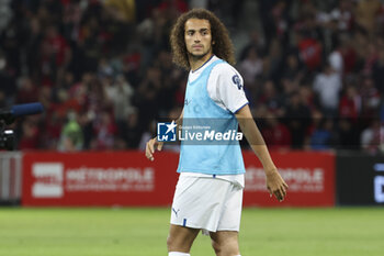 2023-05-20 - Matteo Guendouzi of Marseille salutes the supporters following the French championship Ligue 1 Uber Eats football match between Lille OSC (LOSC) and Olympique de Marseille (OM) on May 20, 2023 at Stade Pierre Mauroy in Villeneuve-d'Ascq near Lille, France - FOOTBALL - FRENCH CHAMP - LILLE V MARSEILLE - FRENCH LIGUE 1 - SOCCER