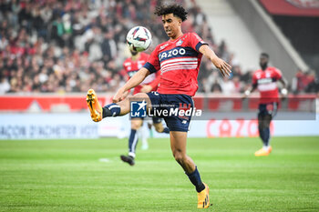 2023-05-20 - Leny YORO of Lille during the French championship Ligue 1 football match between Losc Lille and Olympique de Marseille on May 20, 2023 at Pierre Mauroy stadium in Villeneuve-d'Ascq near Lille, France - FOOTBALL - FRENCH CHAMP - LILLE V MARSEILLE - FRENCH LIGUE 1 - SOCCER